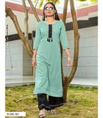 Pure Rayon Kurti Palazzo Sets 