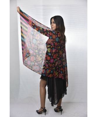 Fine Wool Stole  Pashmina Soft and Warm  Floral Paisley Pattern Stole/ Shawl / Scarf 1