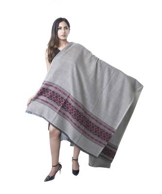 Fine Wool Shawl   Kullu Design  Lambs Wool  Soft and Warm Shawl / Stole / Wrap 1
