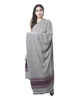 Fine Wool Shawl   Kullu Design  Lambs Wool  Soft and Warm Shawl / Stole / Wrap 2