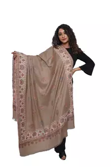 Women Fine Wool Shawl Kani Daur Buti  Kashmiri Pashmina  Luxury  Shawl / Stole / Wrap