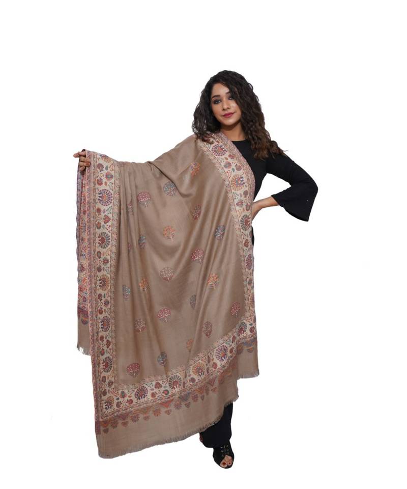 Women Fine Wool Shawl Kani Daur Buti  Kashmiri Pashmina  Luxury  Shawl / Stole / Wrap
