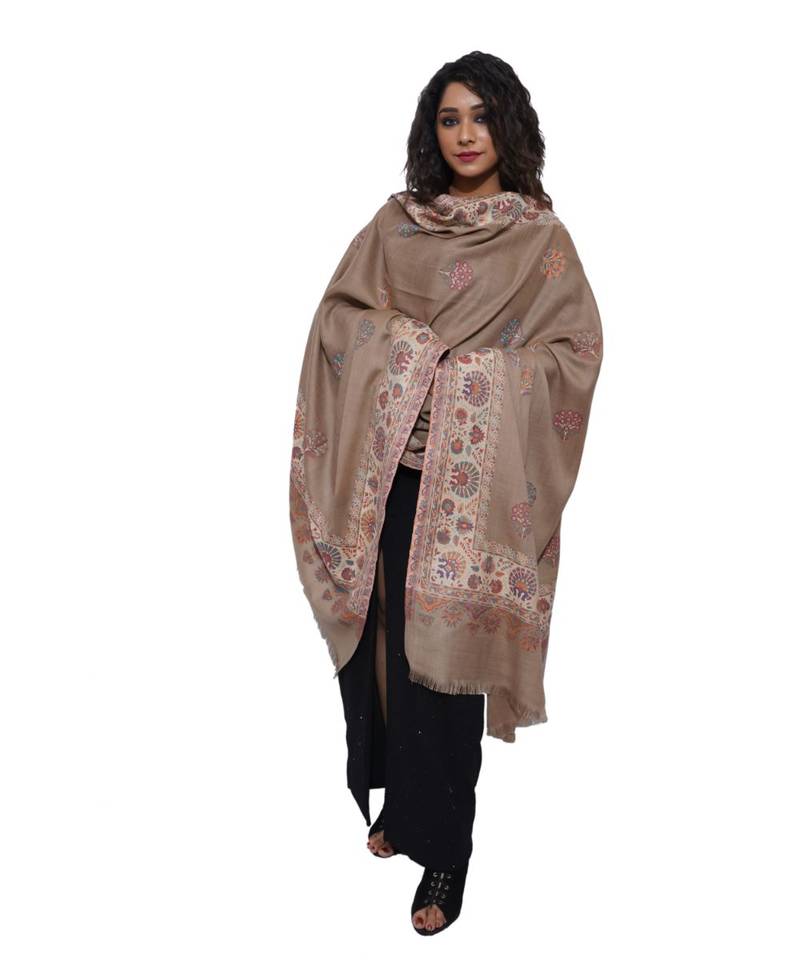 Women Fine Wool Shawl Kani Daur Buti  Kashmiri Pashmina  Luxury  Shawl / Stole / Wrap