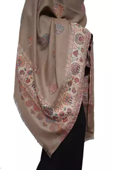 Women Fine Wool Shawl Kani Daur Buti  Kashmiri Pashmina  Luxury  Shawl / Stole / Wrap