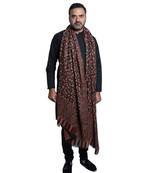 Men's Kaani Jaal  Supreme Wool Pahmina  Floral Paisley Pattern  Soft & Warm  Elite Luxury Shawl / Lohi