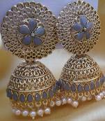 Gold alexandrite earrings