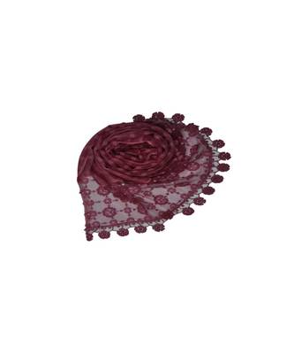 Maroon Cotton   Premium Hijab 2