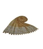 Orange Cotton   Premium Stole