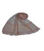 Orange Cotton   Premium Stole