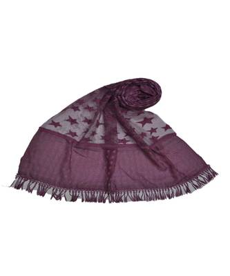 Maroon Cotton   Premium Hijab 1
