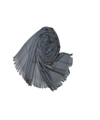 Grey Cotton   Premium Scarf 2