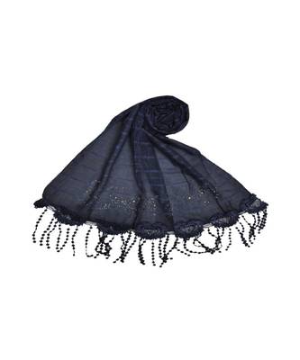 Blue Cotton   Premium Hijab 1
