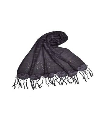 Purple Cotton   Premium Stole 1