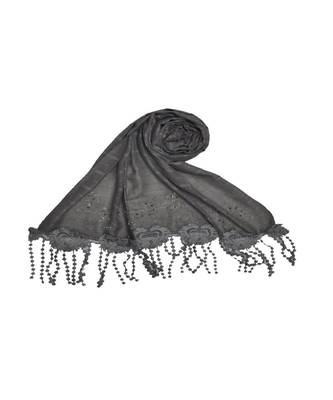 Grey Cotton   Premium Hijab 1