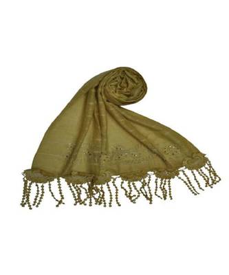 Yellow Cotton   Premium Scarf 1