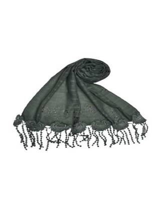 Dark Green Cotton   Premium Stole 1