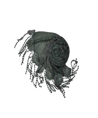 Dark Green Cotton   Premium Stole 2