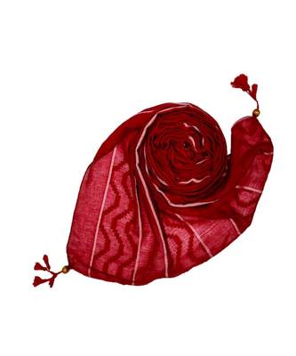 Maroon Cotton   Premium Hijab 2