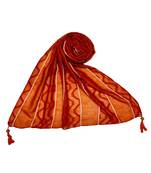Orange Cotton   Premium Stole