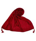 Maroon Cotton   Premium Hijab