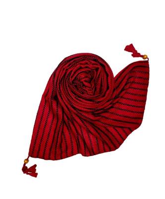 Maroon Cotton   Premium Hijab 2