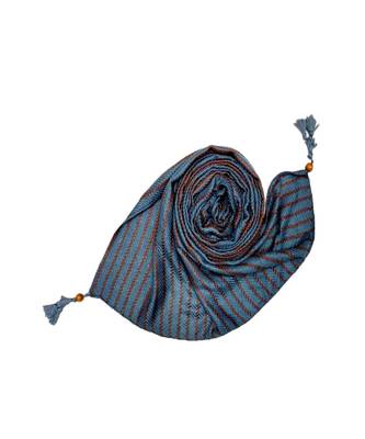 Blue Cotton   Premium Stole 2