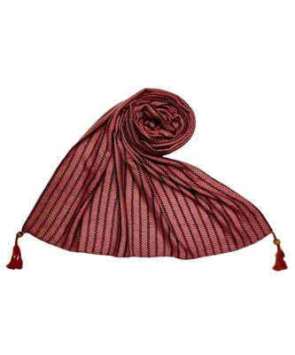Maroon Cotton   Premium Hijab 1