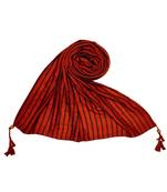 Orange Cotton   Premium Stole