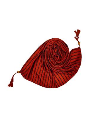 Orange Cotton   Premium Stole 2