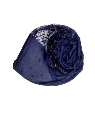 Blue Cotton   Premium Hijab 2