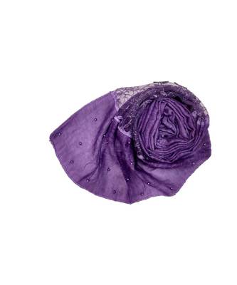 Purple Cotton   Premium Hijab 2