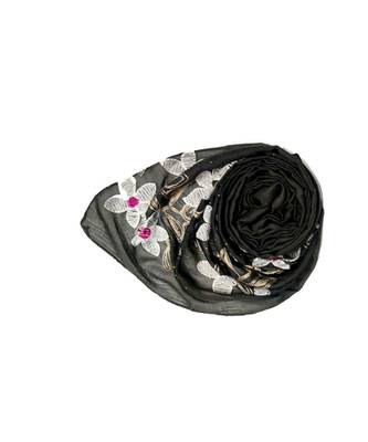 Dark Grey Cotton   Premium Scarf 2