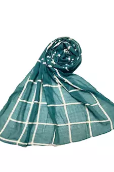 Green Cotton   Premium Scarf