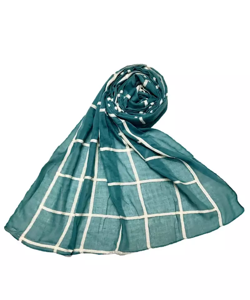 Green Cotton   Premium Scarf