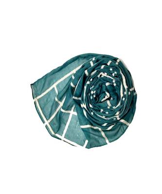 Green Cotton   Premium Scarf 2