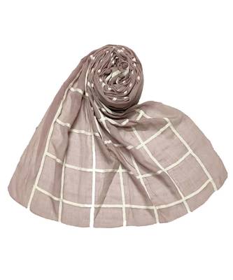 Purple Cotton   Premium Scarf 1