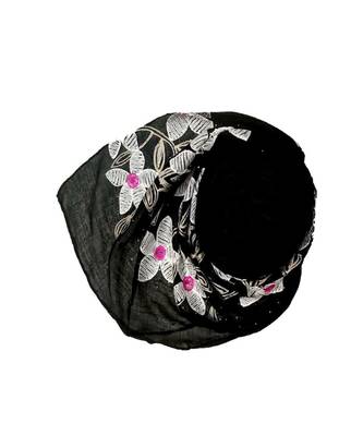 Black Cotton   Premium Hijab 2