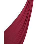 Maroon Chiffon  Premium Stole