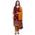 Cotton Salwar Suite With  Batik Print ( Unstitched )
