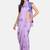 VASTRANAND Lavender Floral Printed Pure Silk Saree