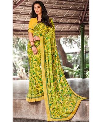 Multicolor georgette sarees 1