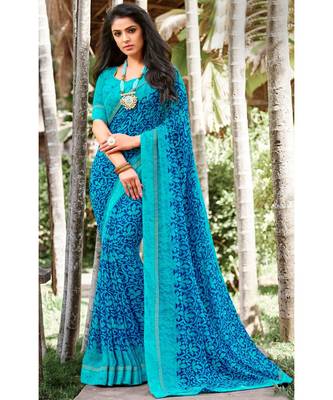 Multicolor georgette sarees 1