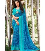 Multicolor georgette sarees