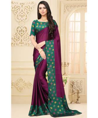 Purple chiffon sarees 1