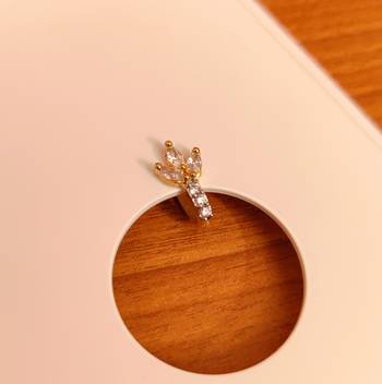 White nose-ring 1