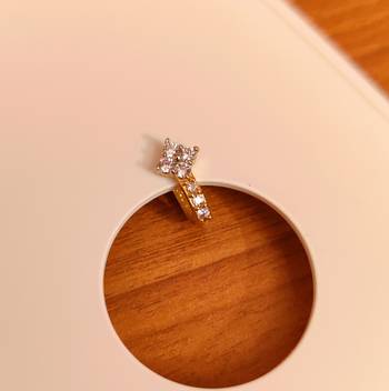 White nose-ring 1