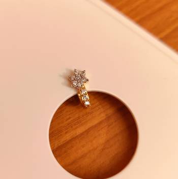 White nose-ring 1