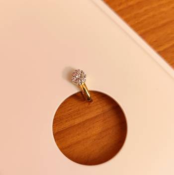 White nose-ring 1