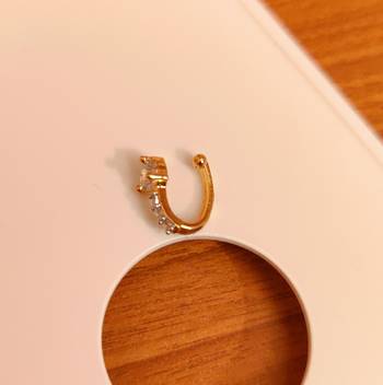 White nose-ring 2