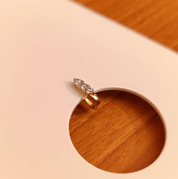 White nose-ring 1